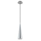 Pendente koni 8cmx154,5cm 1xgu10 cromado - Bella Iluminação