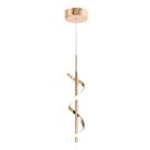 Pendente Led 10W 3000K Ou 4000K Ou 6500K 700Lm Dourado Bivolt Nitrolux