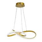 Pendente Led 40W 4000K Branco Neutro Dourado 2800 Lumens Bivolt Nitrolux
