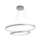 Pendente LED 60W Ring Duplo Ø60cm +Ø40cm 3000K