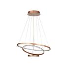 Pendente LED 75W Ring Triplo Ø60cm +Ø40cm +Ø20cm 3000K