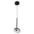 Pendente Led Aluminio Preto 12w 3000k Luna Pendente Led Aluminio Preto 12w 3000k Luna