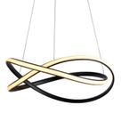 Pendente Led Anéis Atom 36w 3000k Metal 63cm Preto Bella HM019B Pendente Led Anéis Atom 36w 3000k Metal 63cm Preto Bella HM019B