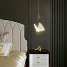 Pendente Led Borboleta Dourado Bivolt - GMH