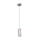 Pendente led cristal 8w 26,5x11x11cm 3000k 560lm cromado bivolt