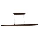 Pendente Led Ferro Madeira Imbuia 20w 3000k Native
