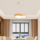 Pendente Led Luminária Orgânico Altura Ajustável Madeira Teto Sala Cozinha Quarto Mesa Luz 3em1 Bivolt
