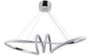 Pendente Led Luminaria Sala Infinity Special Silver Infinito Pendente Led Luminaria Sala Infinity Special Silver Infinito