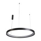 Pendente Led Metal Aluminio Grafite 48w 3000k Giro