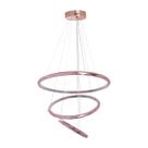 Pendente Led Metal Rose Gold 85w 3000k Yamamura