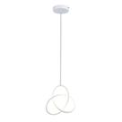 Pendente Led Moderno Taschibra Catar 15w Luz Quente 3000k Bivolt Branco