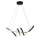 Pendente Led Moderno Taschibra Loop 38w Luz Quente 3000k Bivolt Preto