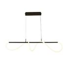 Pendente Led Moderno Taschibra Organic 28w Luz Quente 3000k Bivolt Preto