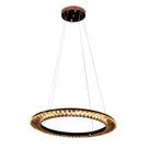 Pendente LED Nobre Bella Dourado Cristal 3 TONS Regulável BV