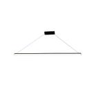 Pendente Led Slim 1m Preto Mesa Escritório Bancada H. Office
