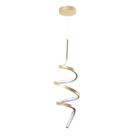 Pendente Led Spin 3000K 18W Metal Dourado SL Iluminação Pendente Led Spin 3000K 18W Metal Dourado SL Iluminação