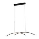 Pendente Led Tagne 24W 3000K Preto 1920lm
