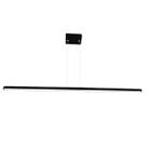 Pendente Linear Fit Preto Led 1 Metro Luz quente 3000k