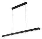 Pendente Linear Preto 120cm Led 24w 4000k Design Moderno