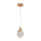 Pendente Lua Cristal Bolhas Circular 7W LED Integrado 3200K Pendente Lua Cristal Bolhas Circular 7W LED Integrado 3200K