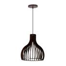 Pendente Luanda Peq Tabaco 1 Lampada E-27 PD600/PQ_TB Kin Light