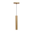Pendente Luminalux Tubo Luna Lavabo Alumínio 30cm Moderno