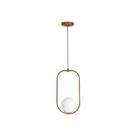 Pendente luminaria alu.clas.dourad