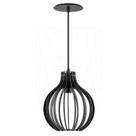 Pendente Luminária Bali e27 Quarto Preto Moderno Lounge