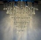 Pendente Luminária De Cristal Legítimo Para Sala Quarto