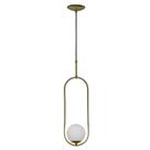 Pendente Luminária de teto Pendulo Dourado Brilhante Spotline