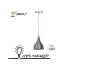 Pendente Luminaria Lustre Gota De Aluminio Soquete E-27