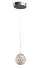 Pendente Luminária Sirius Vidro Moderno Com Led Integrado 5w