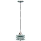 Pendente Lustre 3 Vidros Quadrados Aluminio Escovado Mini Pendente Lustre 3 Vidros Quadrados Aluminio Escovado Mini