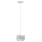Pendente Lustre 3 Vidros Quadrados Aluminio Mini Branco Pendente Lustre 3 Vidros Quadrados Aluminio Mini Branco