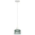 Pendente Lustre 3 Vidros Redondos Aluminio Mini Branco Pendente Lustre 3 Vidros Redondos Aluminio Mini Branco