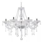 Pendente Lustre Baronesa Grande Transparente AVANT 8XE14 BV