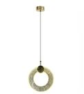 Pendente Lustre Cabeceira Anel Aro Luxo 7w Bivolt 3000k