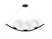 Pendente Lustre Haven Jabuticaba Curvo 3 Globos