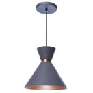 Pendente Lustre Luminária Berlim 23cm Cinza Pendente Lustre Luminária Berlim 23cm Cinza