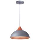 Pendente Lustre Luminária Elegance Cinza