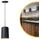 Pendente Lustre Luminária Veneza Preto