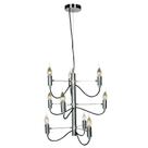Pendente Metal Aço Escovado 9E14 51x46,5CM PD1013-AE Newline