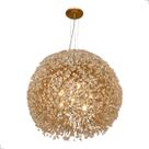 Pendente Metal Com Castanhas De Cristal Dente De Leão 30CM Pendente Metal Com Castanhas De Cristal Dente De Leão 30CM