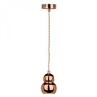 Pendente Metal Glamour Lamp Show Cobre