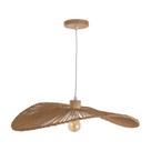 Pendente Metal Madeira Natural Wave