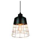 Pendente Metal Pt C/cobre 1 Lamp E27 H330 D260 Treelux Pendente Metal Pt C/cobre 1 Lamp E27 H330 D260 Treelux