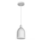 Pendente Mila Redondo Em Aluminio 150MM Branco Fosco - Blumenau