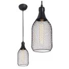 Pendente Mira Vintage Rustico Retrô Aço Black 1XE27 Avant