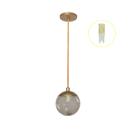 Pendente Moderno Champanhe Cabeceira de Cama Bancada + LED