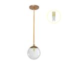 Pendente Moderno Champanhe Cabeceira de Cama Bancada + LED